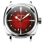 Relógio Geckota Pioneer Automatic Watch Brushed Red Dial
